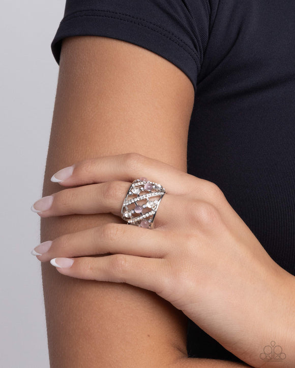 Bubbles for Brunch - Pink Ring - Paparazzi Accessories