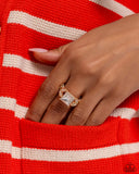 Deluxe Drama - Gold Ring - Paparazzi Accessories