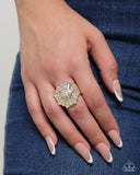 Sensational Splendor - Gold Ring - Paparazzi Accessories