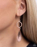 Thrift Shop Trove - Copper Earrings - Paparazzi Accessories
