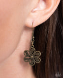 Basketful of Blossoms - Brass Necklace - Paparazzi Accessories