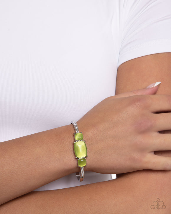 Tranquil Treasure - Green Bracelet - Paparazzi Accessories