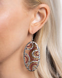 Seize the DAZE - Red Earrings - Paparazzi Accessories