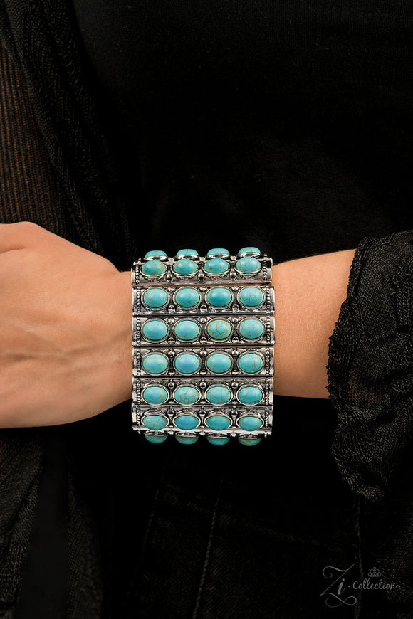 All-Natural Glow - Blue - Zi Collection Bracelet - Paparazzi Accessories