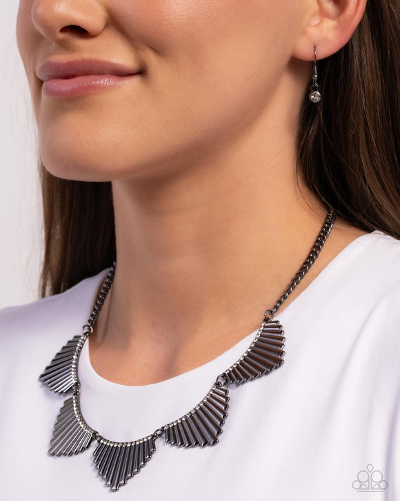 MANE Street - Black Necklace - Paparazzi Accessories