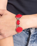 Dreamscape Dazzle - Red Bracelet - Paparazzi Accessories
