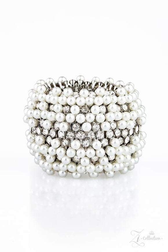 One In a Million - White - 2019 Zi Collection Bracelet - Paparazzi Accessories