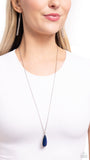 Earthy Enchantment - Blue Necklace - Paparazzi Accessories