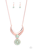 I CLAN See Clearly Now - Copper Necklace - Paparazzi Accessories