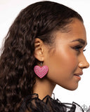 Romantic Reunion - Pink Earrings - Paparazzi Accessories