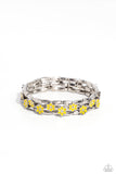 scattered-springtime-yellow-bracelet-paparazzi-accessories