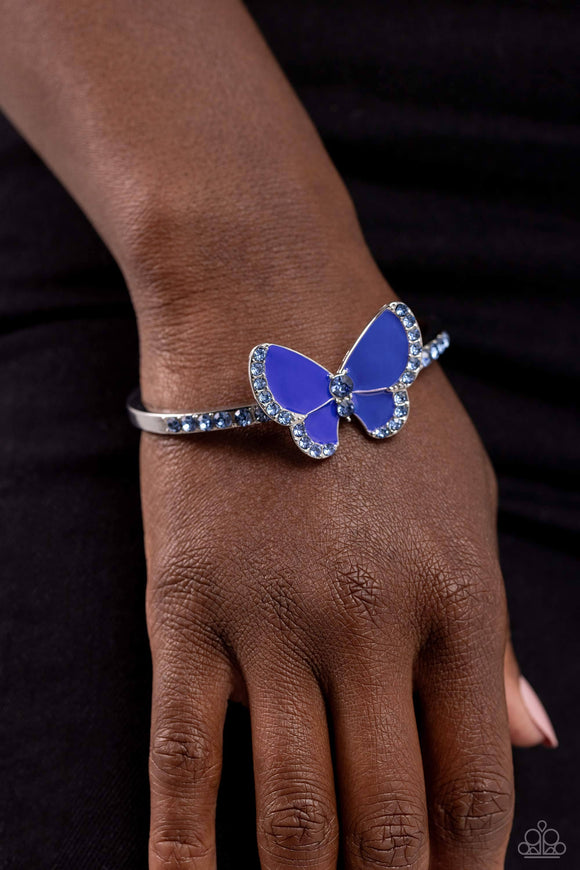 Particularly Painted - Blue Bracelet - Paparazzi Accessories