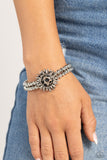 Sunflower Serenity - Black Bracelet - Paparazzi Accessories