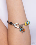 Daring Dragonfly - Yellow Bracelet - Paparazzi Accessories