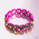 Radiant on Repeat - Pink Bracelet - Paparazzi Accessories