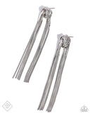 all-strands-on-deck-silver-post earrings-paparazzi-accessories