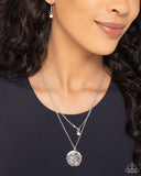 October Birthstone Beauty - White Necklace - Paparazzi Accessories