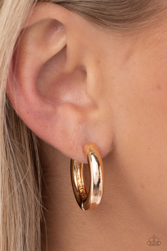 The New Classic - Gold Earrings - Paparazzi Accessories