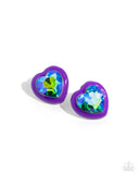 heartfelt-haute-purple-post earrings-paparazzi-accessories