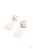 sunburst-sophistication-gold-post earrings-paparazzi-accessories