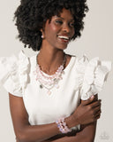 Glittery Gala - Pink Bracelet - Paparazzi Accessories