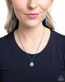Bejeweled Basic - Blue Necklace - Paparazzi Accessories