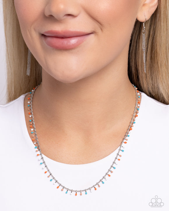 Bermuda Beads - Blue Necklace - Paparazzi Accessories
