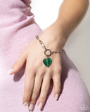 HEART Restoration - Green Bracelet - Paparazzi Accessories