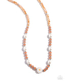 daisy-deal-orange-necklace-paparazzi-accessories