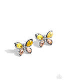 live-to-flight-another-day-yellow-post earrings-paparazzi-accessories