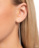Tassel Theme - Silver Necklace - Paparazzi Accessories