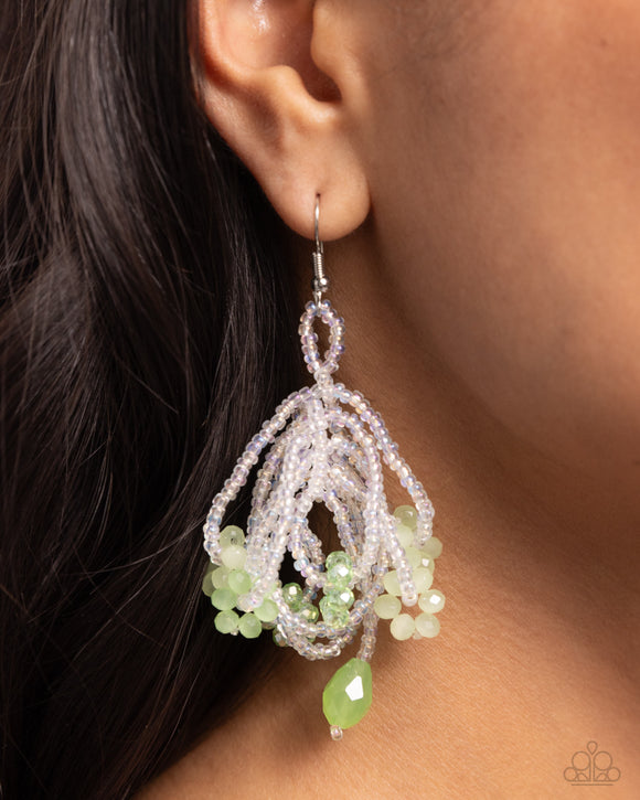 Botanical Bundle - Green Earrings - Paparazzi Accessories
