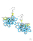 beaded-blooms-blue-earrings-paparazzi-accessories