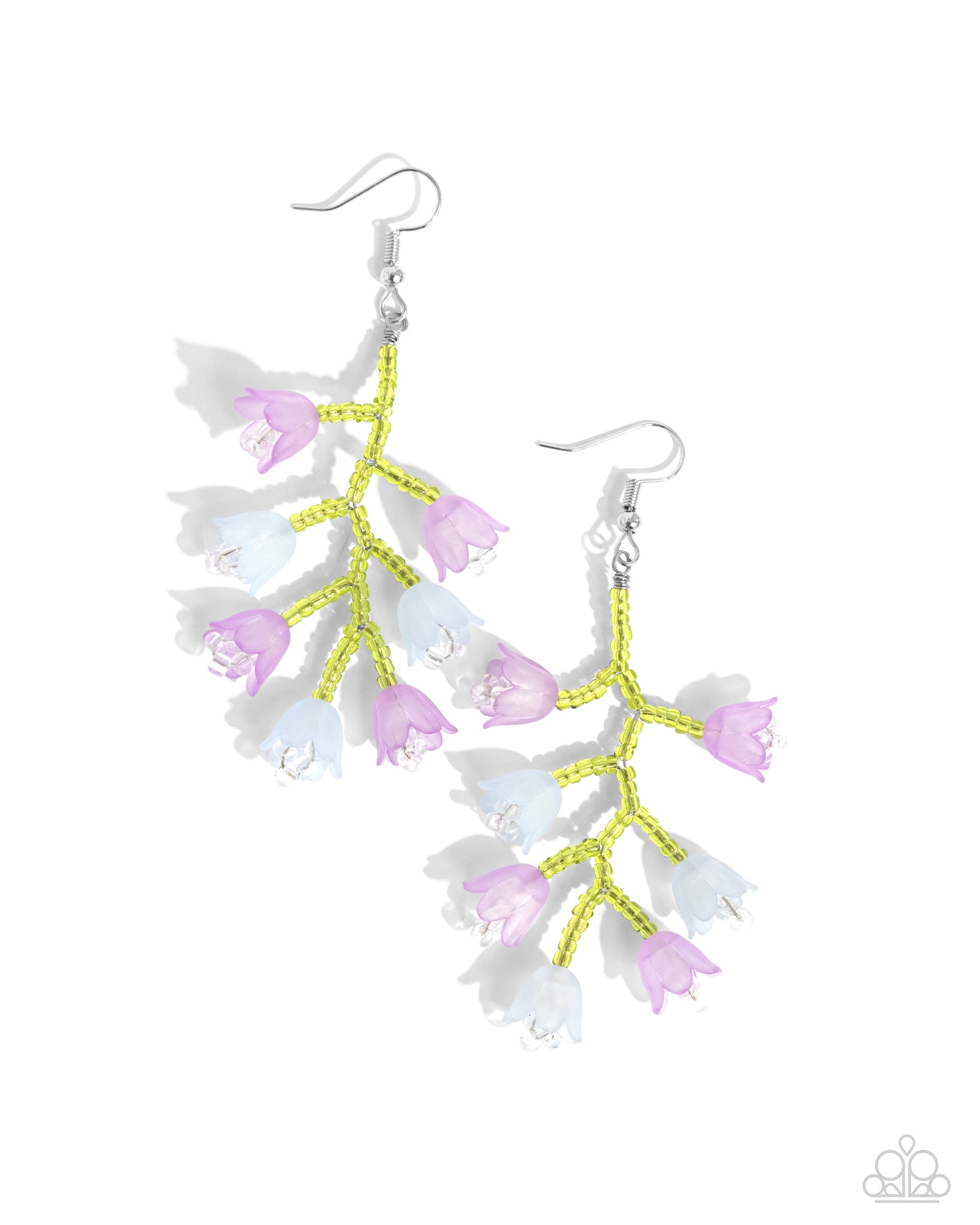 Beguiling Bouquet - Purple Earrings - Paparazzi Accessories