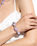 Sweetly Shattered - Purple Bracelet - Paparazzi Accessories