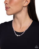 Fight Like a PEARL - Pink Necklace - Paparazzi Accessories