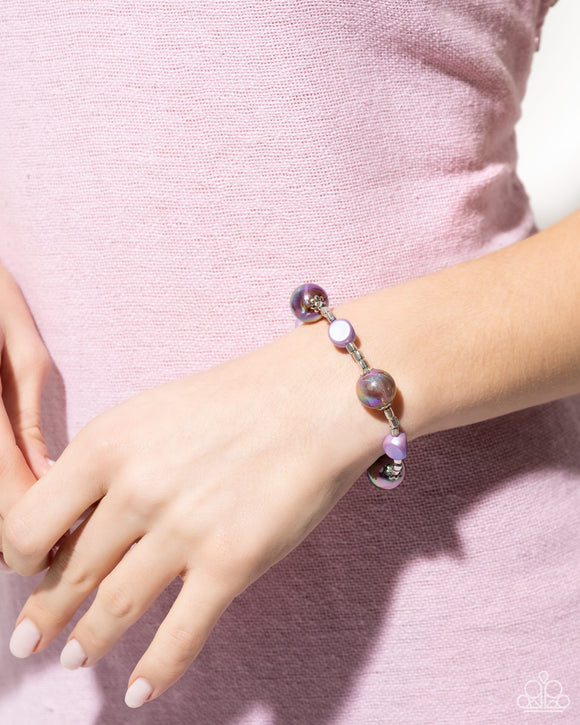 Malibu Model - Purple Bracelet - Paparazzi Accessories