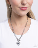 Soft-Hearted Style - Black Necklace - Paparazzi Accessories