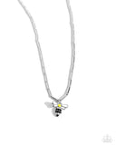 bees-knees-yellow-necklace-paparazzi-accessories