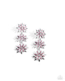 petaled-princess-pink-post earrings-paparazzi-accessories