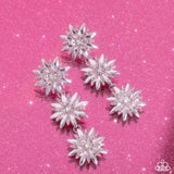 Petaled Princess - Pink Post Earrings - Paparazzi Accessories