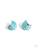 whimsical-waves-blue-post earrings-paparazzi-accessories