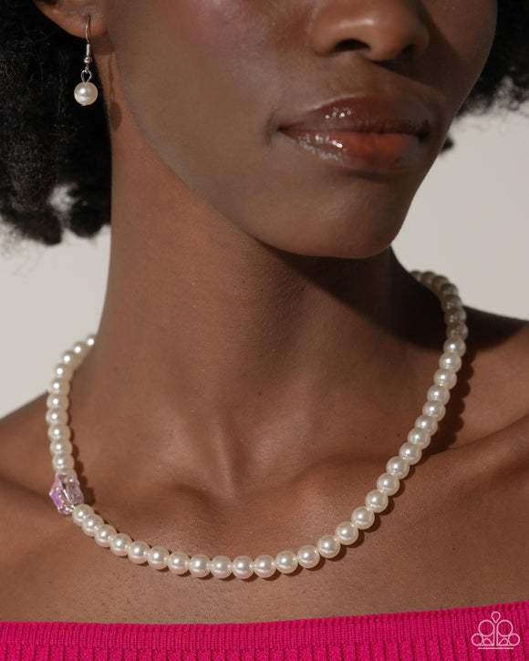 Cubed Charisma - Purple Necklace - Paparazzi Accessories