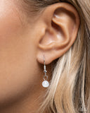 Beaded Behavior - White Necklace - Paparazzi Accessories