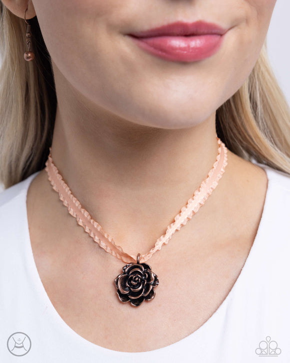 Seize the Spring - Copper Necklace - Paparazzi Accessories