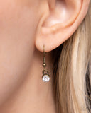 Duchess Disc - Brass Necklace - Paparazzi Accessories