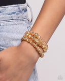 Malibu Maiden - Gold Bracelet - Paparazzi Accessories