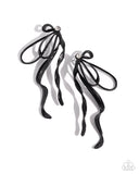 trendy-tapestry-black-post earrings-paparazzi-accessories