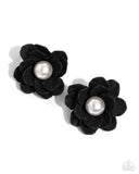 blooming-backdrop-black-post earrings-paparazzi-accessories