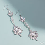 Considerable Captivation - White Earrings - Paparazzi Accessories
